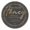 Modern Gold Charcoal Honeycomb Honey Apiary Label