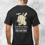 Modern Gold Cleaning Supplies Cleaning Service T-Shirt<br><div class="desc">Modern Gold Cleaning Supplies Cleaning Service Black Shirts.</div>