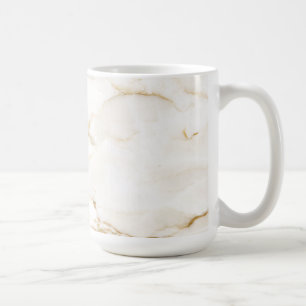 Modern Gold Effect Marble Pattern Coffee Mug