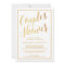 Modern Gold Foil Effect Couples Wedding Shower