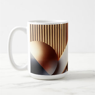 Modern Gold & Geometric Coffee Mug