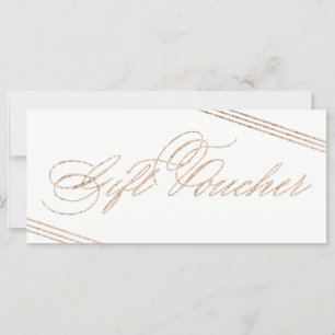 Modern Gold Gift Voucher 50 for Photography