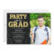 Modern Gold Glitter Photo Graduation Party Invite