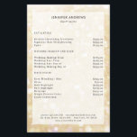 Modern Gold Glitter Salon Price List  Flyer<br><div class="desc">Modern,  Gold,  glitter,  salon,  price list flyer. Edit your product in a few minutes by adding your data. You can change the font/colour/position by "further personalisation".</div>