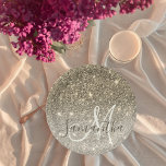 Modern Gold Glitter Sparkles Personalised Name Paper Plate<br><div class="desc">Introducing our Modern Gold Glitter Sparkles Personalised Name collection, where elegance meets customisation. Step into a world of shimmering beauty with our exquisite range of products, designed to add a touch of luxury to your everyday life. Our collection showcases the captivating allure of modern gold glitter sparkles, creating a dazzling...</div>