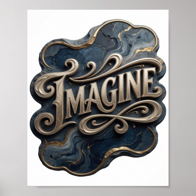 Modern Gold IMAGINE Print (Front)