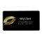 Modern Gold Kiss Wedding Return Address