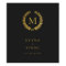 Modern Gold Laurel Wreath Monogram