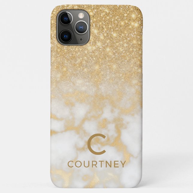 Modern Gold Marble Case-Mate iPhone Case (Back)