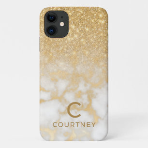 Modern Gold Marble iPhone 11 Case