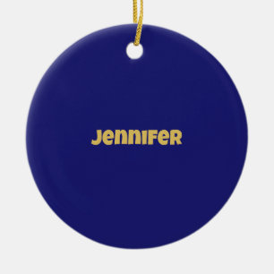 Modern Gold Midnight Blue Colour Plain Unique Ceramic Ornament