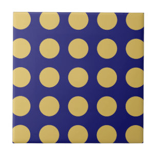 Modern Gold Midnight Blue Colour Plain Unique Ceramic Tile