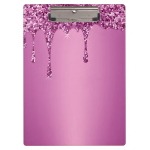 Modern Gold Ombre Marble Glam Metallic Foil  Clipboard