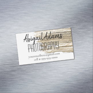 Modern Gold Paint Minimal Customised Magnet