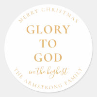 Modern Gold Religious Christmas Gift