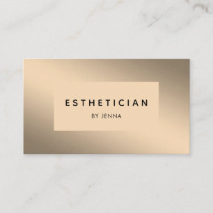 Modern Gold Salon Business Card Visitenkarte