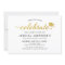 Modern Gold Script 2021 Graduation Announcement