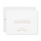 Modern Gold Script Thank You Card