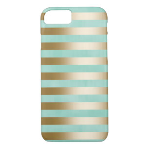 Modern Gold Stripes iPhone 7 Case
