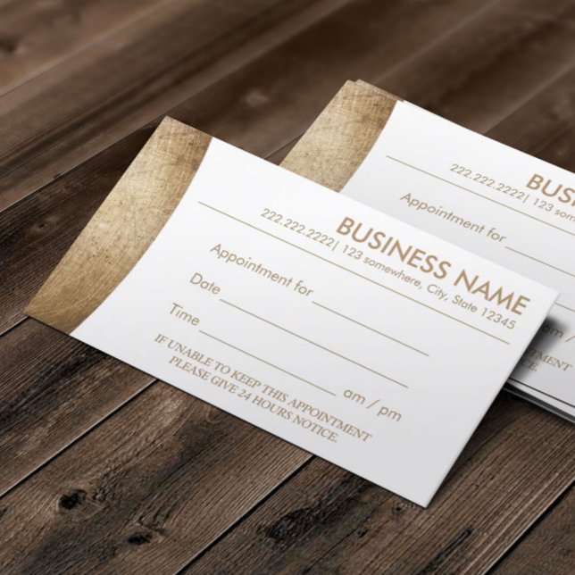 Modern Gold Stylish Appointment Reminder (Creator Uploaded)