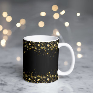 Modern golden stars MAGIC MUG