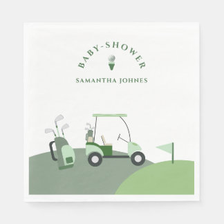Modern Golf Baby Shower  Napkin