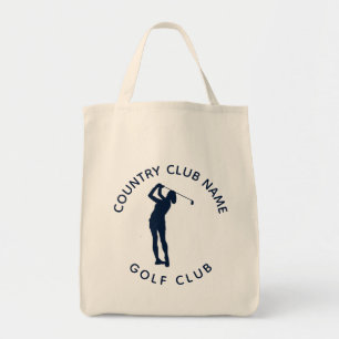 Modern Golf Country Club Team Promotional Swag Tote Bag