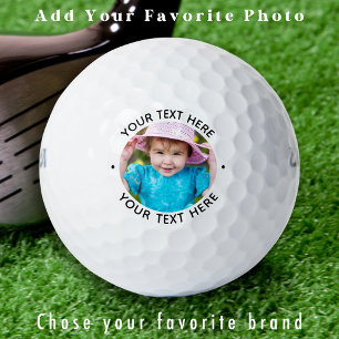 Modern Golfer Create Your Own Personalised Photo Golf Balls