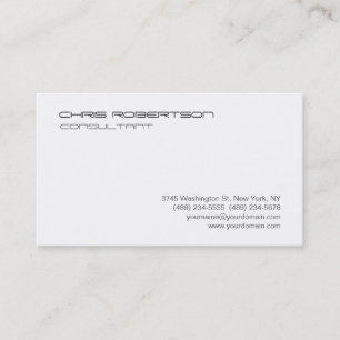 Modern Gothic Black White Attractive Business Card