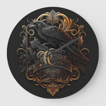 Modern gothic clock.