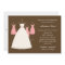 Modern Gowns Bridal Shower Invitation - Pink