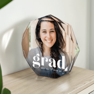 Modern Grad Overlay Graduation Photo Block