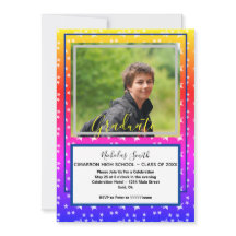 Modern Grad Stars Blue | Graduation Party