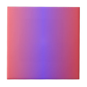 Modern gradient colours l Blue and red l Colourful Ceramic Tile