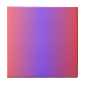 Modern gradient colours l Blue and red l Colourful Ceramic Tile