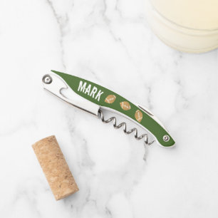 Modern Gradient Football Green Sports Corkscrew