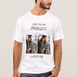 Modern Graduate 2 Photo Collage T-Shirt