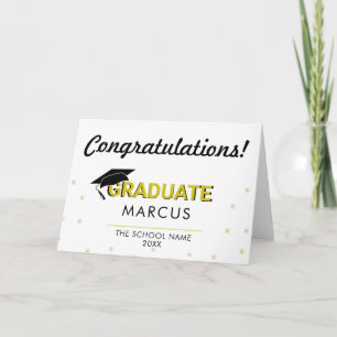 Modern Graduate Congratulations Graduation Card
