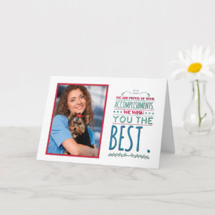 Modern Graduate Graduation Class of 2022 Card