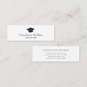 Modern Graduate Logo & Social Handle Calling Card