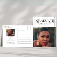 Modern Graduate Magazine Photo Graduation Party