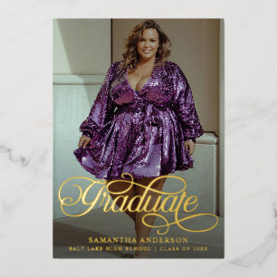 Modern Graduate Script 2 Photos Graduation Party