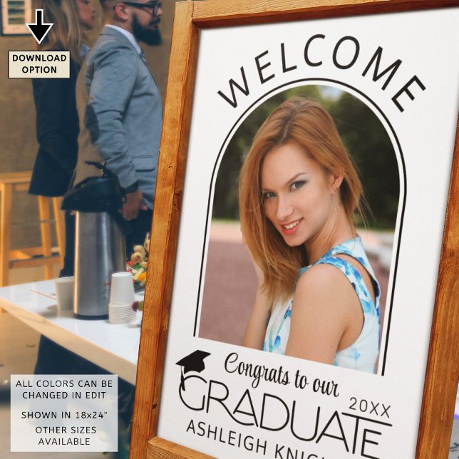 Modern Graduate Welcome Sign Arch Photo (Creator Uploaded)