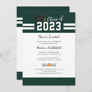 Modern Graduation 2025 Grad Party Invitation