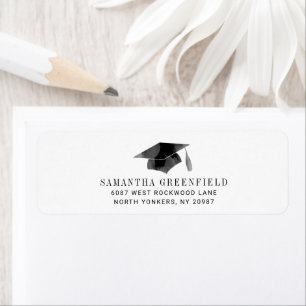 Modern Graduation 2025 Return Address Label