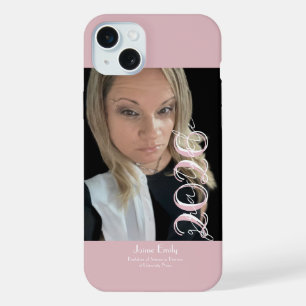 Modern Graduation 2026 Light Pink Photo Magnet iPhone 15 Plus Case