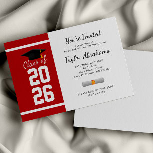 Modern Graduation 2026 Modern Grad Party Invitation