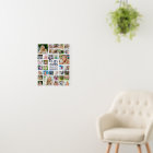 Modern Graduation 35 Photo Collage Navy Class Year