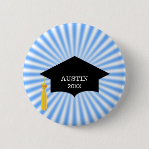Modern Graduation 6 Cm Round Badge