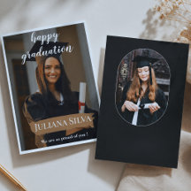 Modern Graduation Announcement Card